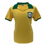 Camisa Seleção Brasileira Mod. Class De 58a65 Athleta Retro