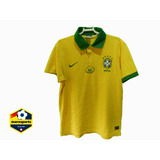 Camisa Seleção Brasileira Passeio Nike Tam L Única No Ml!! 