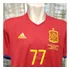 Camisa Seleção Espanha adidas 2014 Tam L Núm 77 Luciano 