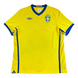 Camisa Seleção Suécia 2010 2011 Home Tam G (usada)
