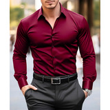 Camisa Slim Com Elastano Zafferano Original  Com Nf e
