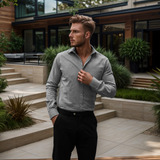 Camisa Slim Fit Manga