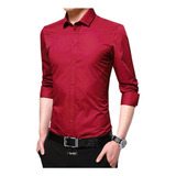 Camisa Socia Masculina Manga