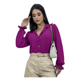 Camisa Social Classica Botoes