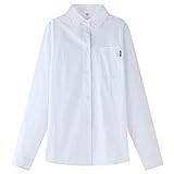 Camisa Social Clássica De Manga Comprida Para Meninos  Camisa Infantil Com Botões  Blusa Branca Com Bolso  Roupa Formal  Branco  9 10 Anos