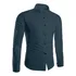 Camisa Social Com Elastano Masculina Manga Longa Slim Fit