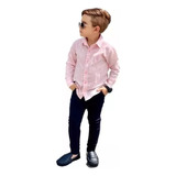 Camisa Social Conjunto Infantil