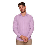 Camisa Social Elastano Masculina