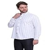 Camisa Social Estampada Masculina