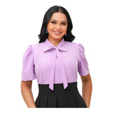 Camisa Social Feminina Manga