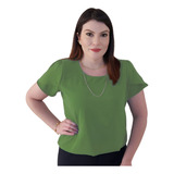 Camisa Social Feminina Manga