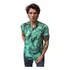 Camisa Social Floral Masculina Manga Curta Blusa Social