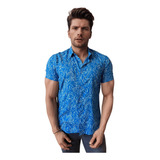 Camisa Social Floral Masculina