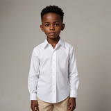 Camisa Social Infantil Manga