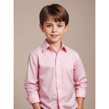 Camisa Social Infantil Manga