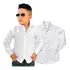Camisa Social Infantil Manga Longa Slim Menino - Bebê 1 Ao 8