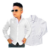 Camisa Social Infantil Manga