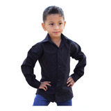 Camisa Social Infantil Manga
