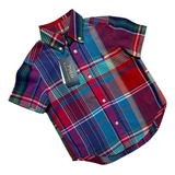 Camisa Social Infantil Xadrez