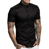Camisa Social Lisa Masculina