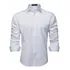 Camisa Social Manga Longa Masculina Lisa Slim Camiseta 