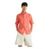 Camisa Social Manga Longa Tommy Hilfiger Classic Flex Salmão
