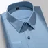Camisa Social Masculina De Seda Elástica De Fibra De Bambu S