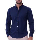 Camisa Social Masculina Gola