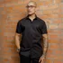 Camisa Social Masculina Gola Italiana Confortável