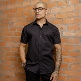 Camisa Social Masculina Gola