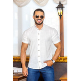 Camisa Social Masculina Gola