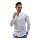 Camisa Social Masculina Gola