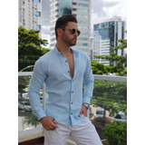 Camisa Social Masculina Gola