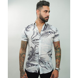 Camisa Social Masculina Linho