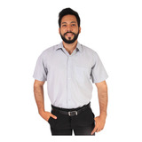 Camisa Social Masculina Manga