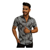 Camisa Social Masculina Manga