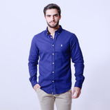 Camisa Social Masculina Manga