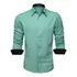 Camisa Social Masculina Manga Longa Lisa Blusa Slim Camiseta