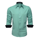 Camisa Social Masculina Manga