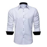 Camisa Social Masculina Manga