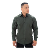 Camisa Social Masculina Manga