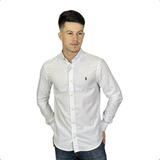 Camisa Social Masculina Manga