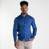 Camisa Social Masculina Manga