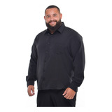 Camisa Social Masculina Manga
