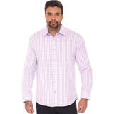 Camisa Social Masculina Rosa