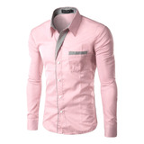 Camisa Social Masculina Slim