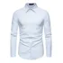 Camisa Social Masculina Slim Fit Sem Bolso Luxo Não Amassa
