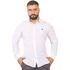 Camisa Social Masculina Slim Manga Longa Moda Casual Luxo