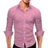 Camisa Social Masculino Manga Longa Slim Fit Não Amassa