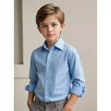 Camisa Social Menino Manga